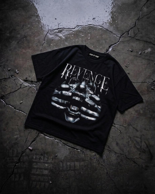 "REVENGE" Loose Boxy Tee