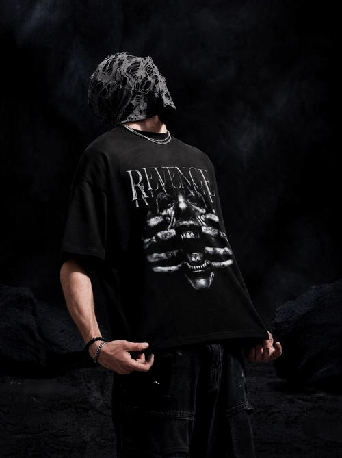 "REVENGE" Loose Boxy Tee